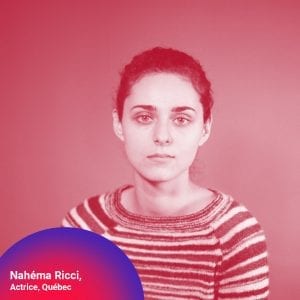 Nahéma Ricci, jury de la 26e édition du festival de films francophones Cinemania